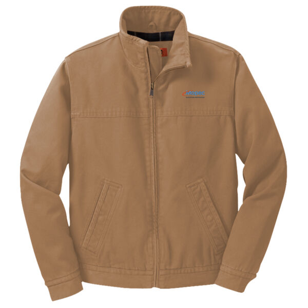   - Washed Duck Cloth Flannel Lined Work Jacket Thumbnail