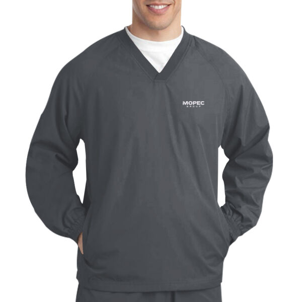   - V Neck Raglan Wind Shirt Thumbnail